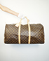 Keepall, £650, Handbags, Brown, Canvas, Front view